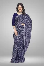 Georgette Printed Saree for Women 