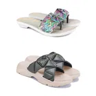 Combo of Sliders & Flats for Women 