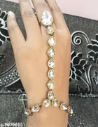 Alloy Bracelets for Women & Girls, White
