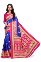 Khadi Silk Printed Saree for Women 