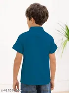Solid Cotton Blend Kurta Set for Boys 