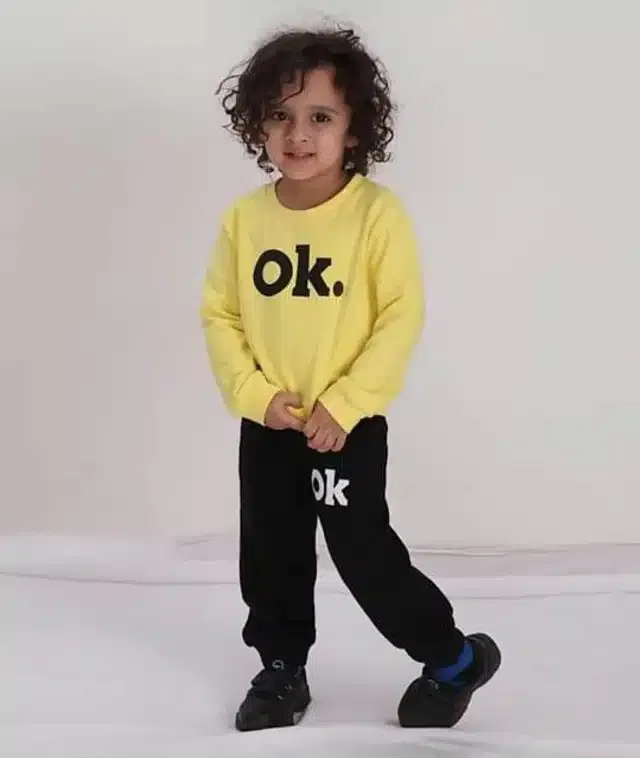 Hosiery Top & Bottom Set for Kids (Black, 12-18 Months)