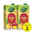 B Natural Masala Mixed Fruit Chaat Juice 2X1 L (Pack Of 2)