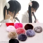 Fur Scrunchies for Women 