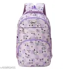 Polyester Backpack Bag, Purple