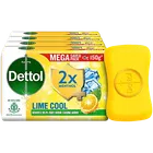 Dettol Lime Cool Bathing Soap 4X150 g (Pack Of 4)