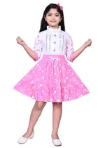 Cotton Printed Frock for Girls 