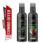 Desi Crew Pure Castor Oil & Grapeseed Oil 