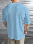 Cotton Blend T-shirt for Men, Blue 