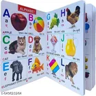 My First All-in-One Learning Board Book for Kids | ABC, 123, Colors, Shapes, Animals & More | Thick Pages Early Education Book for Toddlers 