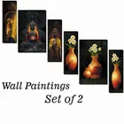 MDF 2 Pcs Designer Wall Painting for Home & Office (Multicolor, 12x18 Inches) (Set of 1)