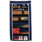 Metal 6 Layer Collapsible Shoe Rack 