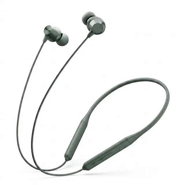TECHFIRE T60 Pro Bluetooth Neckband with ANC/ENC [Green]
