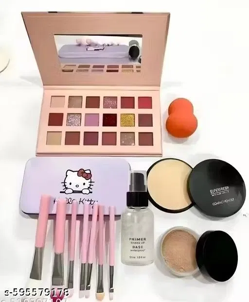 Face Makeup Combo, Multicolor, Set of 1