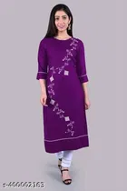 Rayon Printed Kurti for Women 