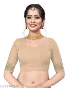 Chanderi Cotton Zari Woven Saree for Women 