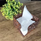 Wooden Tissue Paper Holder (Multicolor)