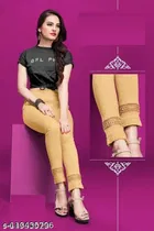 Cotton Lycra Trousers for Women 