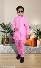 Cotton Blend Sherwani for Boys 