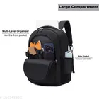 Polyester Backpack for Men & Women, Black