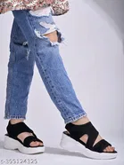 Mesh Heel Sandals for Women 