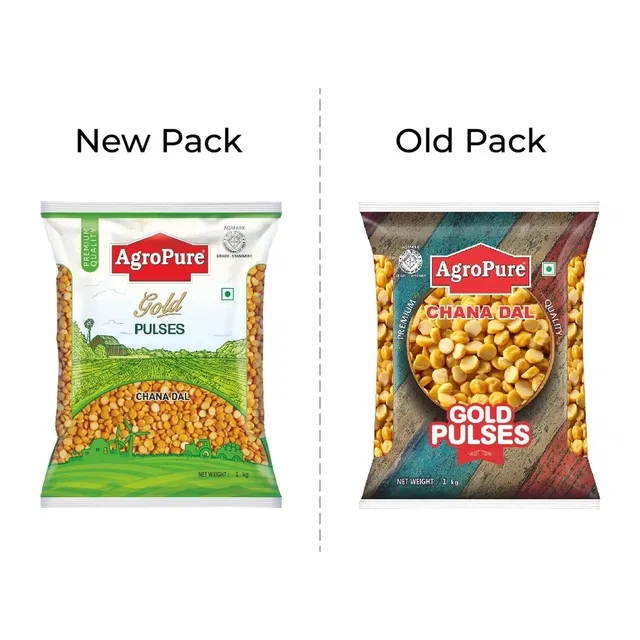 एग्रोप्योर गोल्ड चना दाल 1 kg