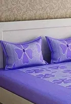 Printed Double Bedsheet with 2 Pillow Covers 