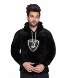 Wool Printed Hoodie for Men 