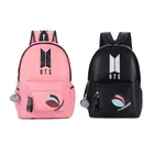Combo of BTS Printed PU Backpacks for Women & Girls 
