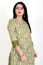 Cotton A-Line Kurti with Pant 