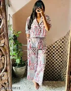 Rayon Top & Bottom Set for Women 