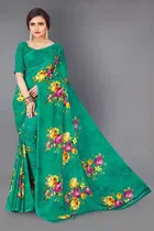 Georgette Printed Saree for Women 