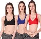 Cotton Blend Non Padded Bra for Women 
