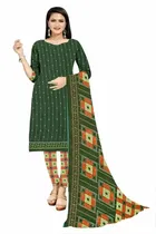 शारदा क्रिएशन क्रेप फ्लोरल प्रिंट सलवार सूट अस्टीचड 