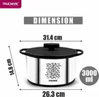 Stainless Steel Casserole with Lid 