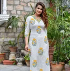 Viscose Rayon Printed Kurti for Women 
