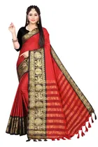 Cotton Embellished Saree for Women 