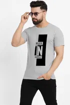 Round Neck Printed T-Shirt for Men 