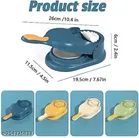 Plastic 2 in 1 Momo Maker (Assorted, Pack of 1)