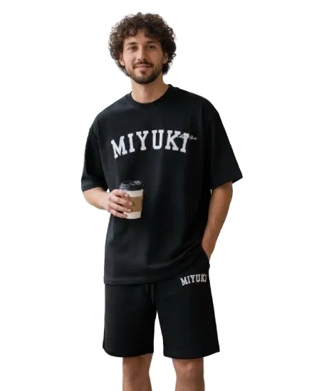 Polyester Printed Co-Ord Set for Men, Multicolour (XL)