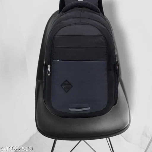 Nylon Backpack for Men & Women, Black