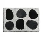 Microfiber Doormat, Pack of 2, Black 