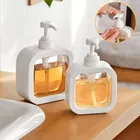 Plastic Refillable Liquid Soap Dispenser for Bathroom (Multicolor, 300 ml) (Pack of 2)