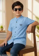Embroidered Polycotton Polo for Boys 