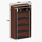 Portable Cloth Storage Collapsible Wardrobe, Lightweight 