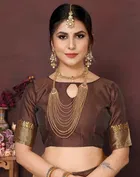 Banarasi Silk Zari Woven Saree for Women 