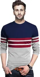 Round Neck Colorblocked T-Shirt for Men 