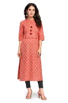 Cotton Printed Kurti for Women 