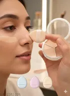 3 In 1 Concealer With 3 Piece Fingeer Puff Combo