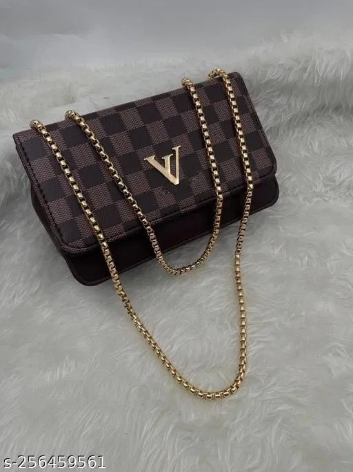 Stylish Sling Bag for Women (Brown, 600 g)